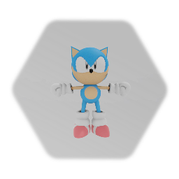 Classic Sonic model