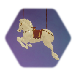 Carousel Horse (White)