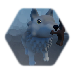Wolf with Sword
