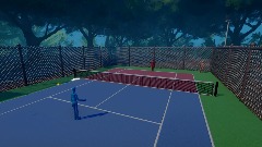 Tennis Court(Park Scene)