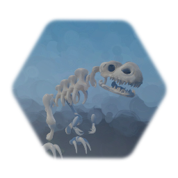 Skeletal T-rex