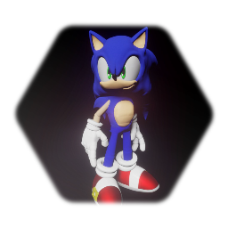 Sonic playable (cgi modle)