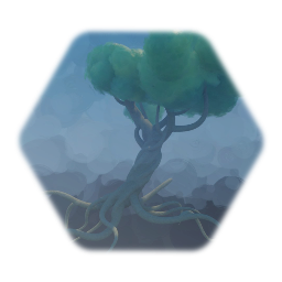 Fantasy Tree Animated Leaves