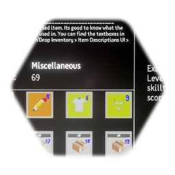 Imp Drag'n'Drop Inventory. 20 items, 10+2 slots.