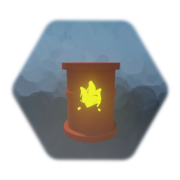 Working Explosive Barrel