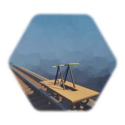 Narrow gauge Handcart