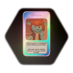Collectable card - Chayne