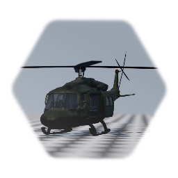 UH-1 Military helicopter