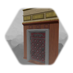 Amnesia asset: Standard wall with doorway and warp door