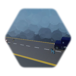 Semi Truck and Tanker Truck