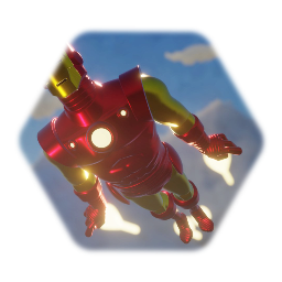 Cartoon Vintage Iron Man