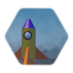 Intact Spaceship Rocket