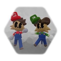 Mario CANDY & Gumdrop  Luigi