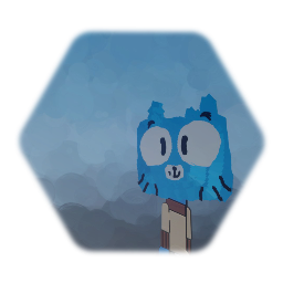 OG Gumball with Pilot Gumball's head (BASED OFF THE REWRITE)