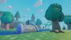 Fanmade Animal Crossing Town (Summer)