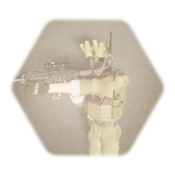 J-ROD 416 soldier puppet