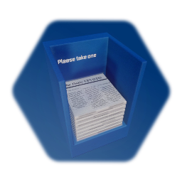 Free newspaper stand