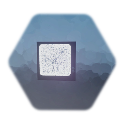 CRT Television (with base) - Static