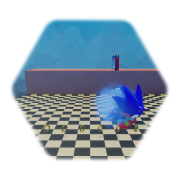 Sonic x-treme 1.0  puppet