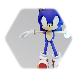 Sonic the Hedgehog CGI Model