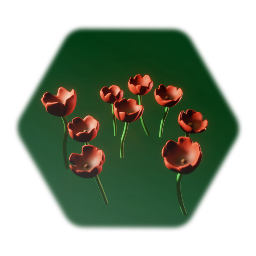 Poppies Bunch - 1 Sculpt