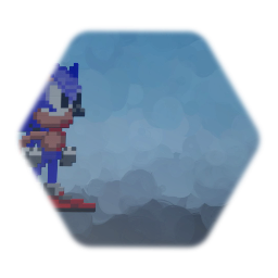 Dorkly Sonic sprite with keyframes