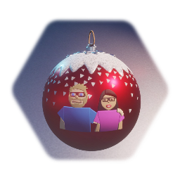 Zua and Irishmile Christmas Ornament 2020