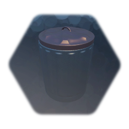 Trashcan (w/ detachable lid)