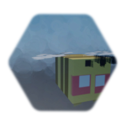 Angry minecraft bee
