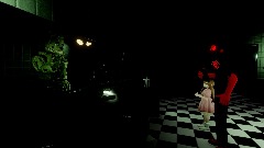 Devin.exe and Sally Williams in FNAF 3 Scene