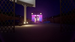 Outside the pizza plex