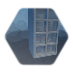 Kitchen Cabinet with Glass