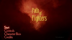 Path of Fighters | W.I.P. Menu