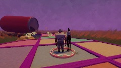 Tiny People in Treasure Hunt