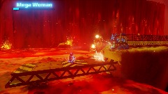 Mega Woman - Pyro Man Stage