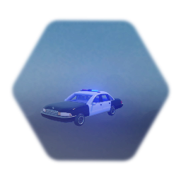 Auto de policía destructible