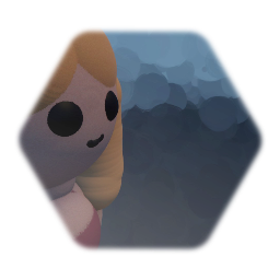 Button eyed girl