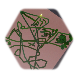 Green Metalic Graffiti