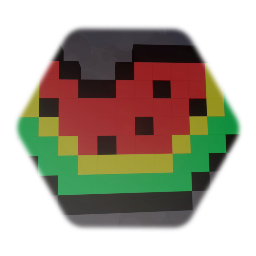 Pixel Art Watermelon