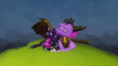 Spyro and Cynder: together at sunset 2