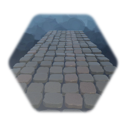 Cobblestone path