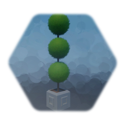 3 Ball Topiary in pot