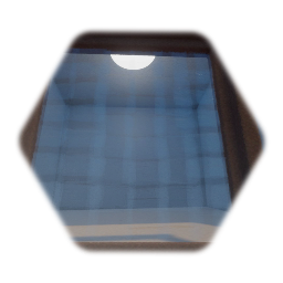 Transluscent Square Window w/shop display (place inside wall)