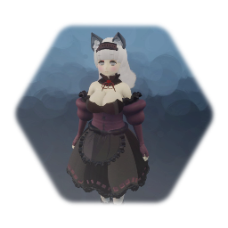 Gothic cat girl Riley