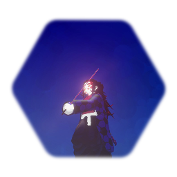 Kokushibo (Crescent Moon Blades, moon breathing)