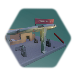 Abandoned gas station