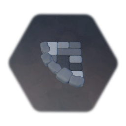 Stone Brick Path (90° Bend)