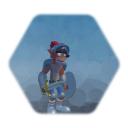 Sir Crashalot. Crash Bandicoot Cosplay