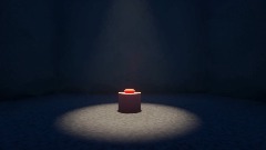 Sans presses a button.