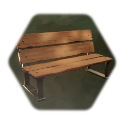 worn bench